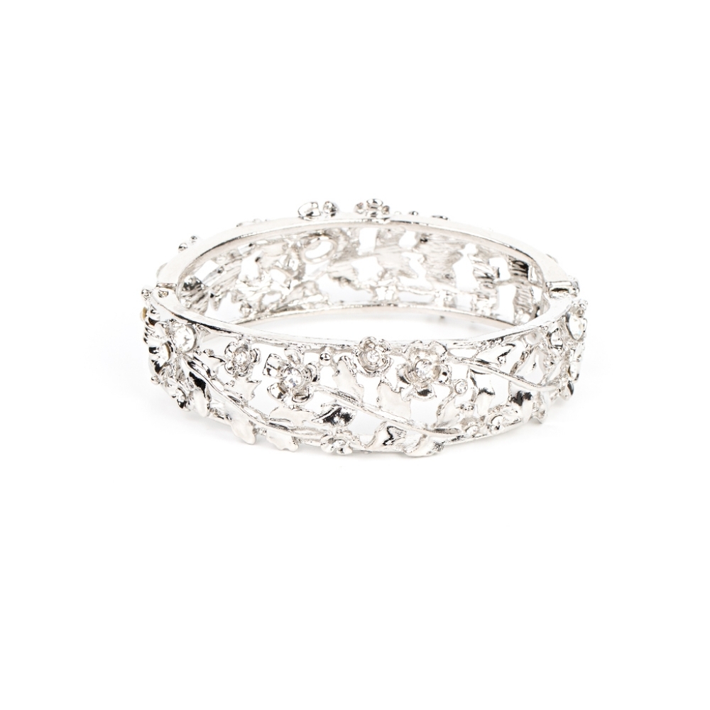 Silver Flower Bracelet